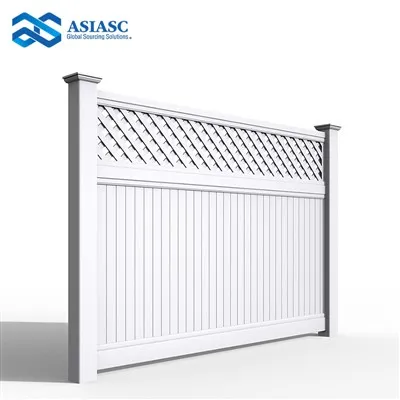 Bílý kompozitní plot