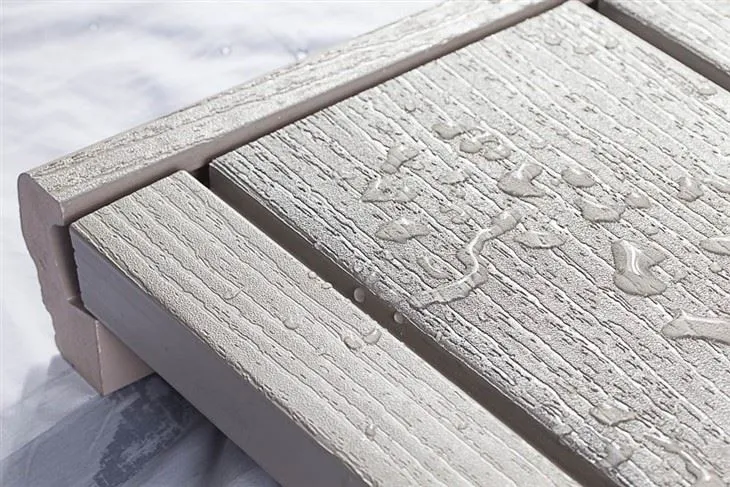 Vodotěsné uzamykatelné PVC terasové desky